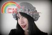 Bonita Patterns - Lianka Azulay - Crocodile Stitch Flapper Hat