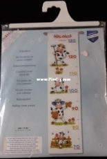 Vervaco 70.340 - PN-0011905 Silly Cows Height Chart
