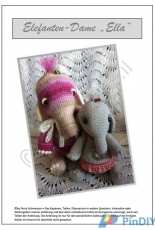 Wooly-Gurumis - Petra Schmeisser-Elephant lady Ella - German