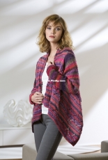 Drape Front Cardigan by Julie Farmer - FREE