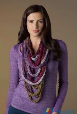Red Heart LW3482 - Wrap and Tie Necklace by Red Heart Team - Free