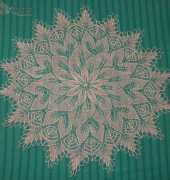 knitted doilies - my work