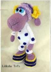 Liliksha Toys - Lilia Shaevitch - Little Sheep in pajama - Spanish