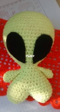 Alíen amigurumi