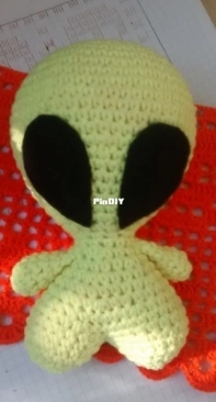 Alíen amigurumi
