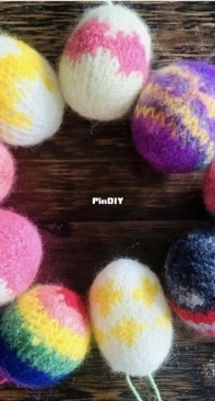 Easter Egg Felties by Erin Kostashuk