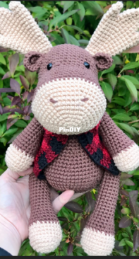 CrochetToPlay - alce navidad - English