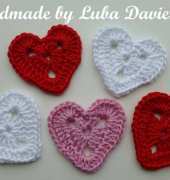 Crochet Atelier - Luba Davies - Crochet Heart Motif -1