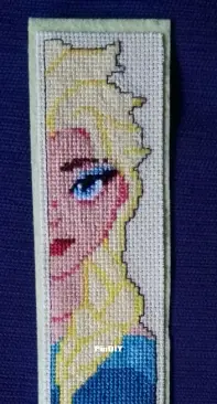 Frozen Bookmark cross stitch
