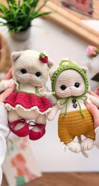 igrushki.22 - Evgeniya Pologutina - Евгения Пологутина - Clothing sets for the cat Hellowkitten - Комплекты одежды для котика Hellowkitten - Russian
