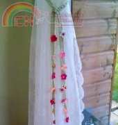 Cherry Heart Original Design- Sandra Paul - Garden Tie Backs - Free