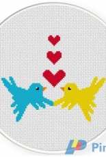 Daily Cross Stitch -  Lovebirds