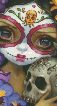 HAED HAEJBGMINI 20200185 Mini Milagros La Calavera by Jasmine Becket-Griffith