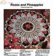 Maggie Petsch - Roses and Pineapple Doily - free