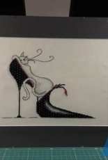 Polka Dot Shoe Kitty - My work