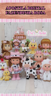 Dris Atelie - Dri Medeiros- Pink Farm - Fazendinha Rosa  - Portuguese
