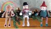 Jennine Korejko- Renaissance Elf Gingerbread Man and Snowman Shelf Sitters