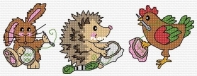 Cross Stitching Animals by Durene Jones - Free