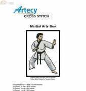 Artecy Cross Stitch - Martial Arts Boy