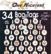 Jeanette Crews Designs One Nighters 407 - 34 Bag Tags