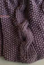 Wintry Cable Knit Afghan by Carole Dietrich - free