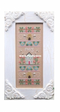 Country Cottage Needleworks CCN - Sampler of the Month - May PCS