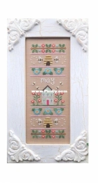 Country Cottage Needleworks CCN - Sampler of the Month - May PCS