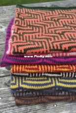 Op-Art Cowls by Lori Versaci