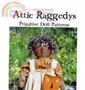 Attic Raggedys-N°82-Primitive Doll Pattern- Ivy Ann