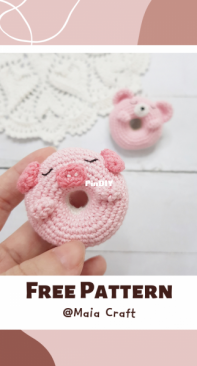 Maia Craft - Pig Donut - Free