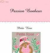 Passion Bonheur - Série Ours - Petite Rose
