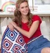 Red Heart-LW2729-Colors of America Throw