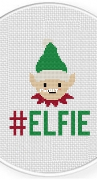 Daily Cross Stitch - #Elfie