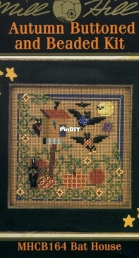 Mill Hill MHCB164 Autumn Buttoned And Beaded - Bat House
