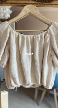 Bubble Blouse by Nina Ruth - English