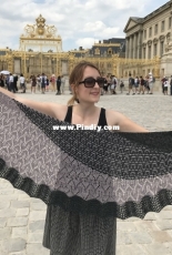 Les vacances dHercule Poirot Shawl by Alice Leveaux - English, French - Free