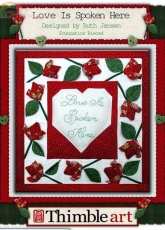 Thimbleart - Love is Spoken Here by Ruth Jensen - Free Pattern