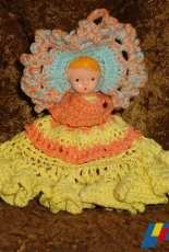 Dolls Dress and Hat.