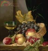 Golden Kite GK 1409 - A Basket of Peaches and Grapes - Small