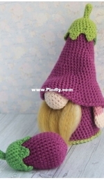 Pam Pino Design - Nazeli Mkrtchyan-Tadevosyan - Eggplant Gnome