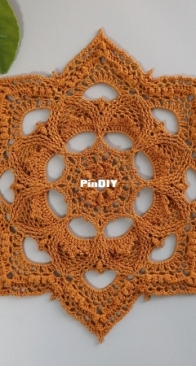 Papushoi Patterns - Polina Papushoi - Doily #23 Royal Thai - English