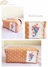 Handmade cosmetic bag