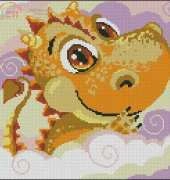Riolis 1215 - Baby Dragon Pillow