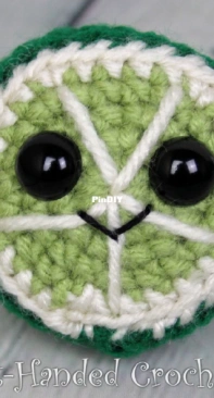 The Left-Handed Crocheter - Jennifer Adams - Lime Half