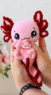 Olya Usolya Amigurumi - Olya Usoltseva - Axolotl Finn
