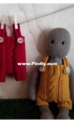 Agasalhos e Bugalhos - The Piece of Cake Cable Romper for The Oak Folk - English
