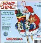 Dimensions - Wind Chimes 8765 Santa Giving Gifts XSD