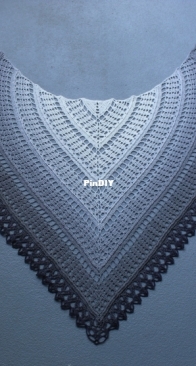The guy with the hook - fearless feathers shawl