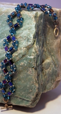 Swarovski tila bracelet