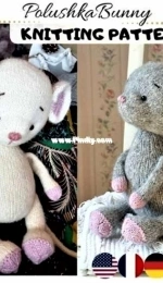 Polushka Bunny-Mouse Toy-Maria Ermolova